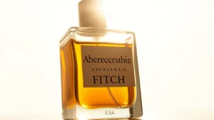 abercrombie fitch cologne - Close-up of Abercrombie Fitch cologne bottle with morning sunlight creating warm