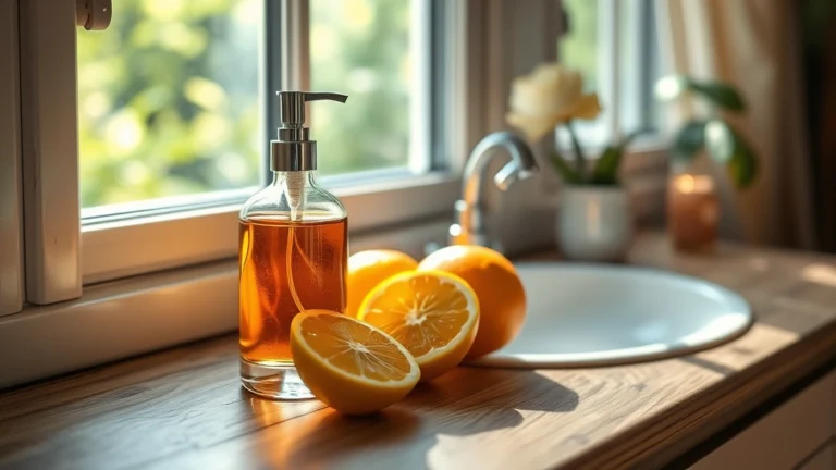 cologne abercrombie - Fresh citrus morning light breaking through window with fragrance bottle on wood