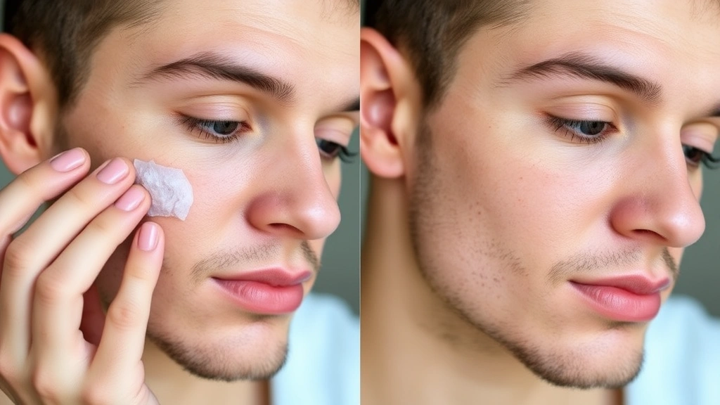 1.7 oz cologne - 
Before and after comparison showing proper cologne application technique on ski