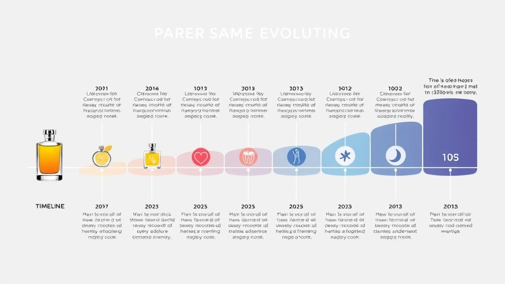 after effect fragrance world - 
Timeline graphic showing fragrance evolution from top notes through heart notes