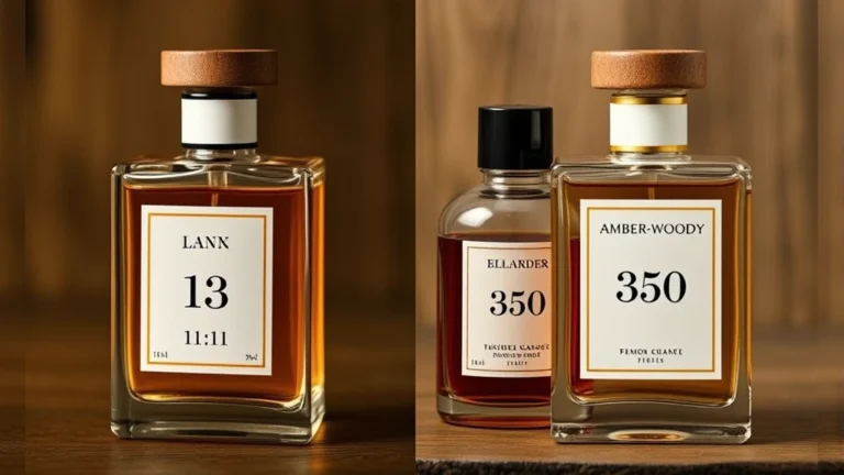 another 13 fragrance - Side-by-side comparison of another 13 fragrance bottle next to 11:11 and 360 fra