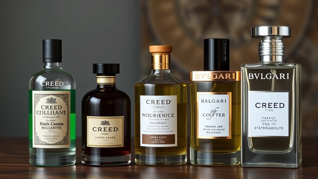 arabic cologne for men - 
Side-by-side comparison of Arabic cologne bottle next to Western fragrance bran