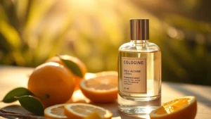atelier cologne rare collection notes - Close-up of Atelier Cologne fragrance bottle against warm, natural sunlight with