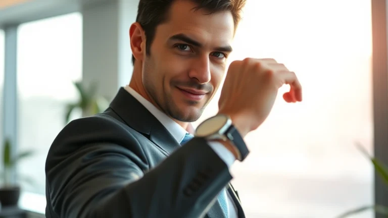 azzaro fragrance - Professional man in office wearing Azzaro fragrance, confident pose with subtle