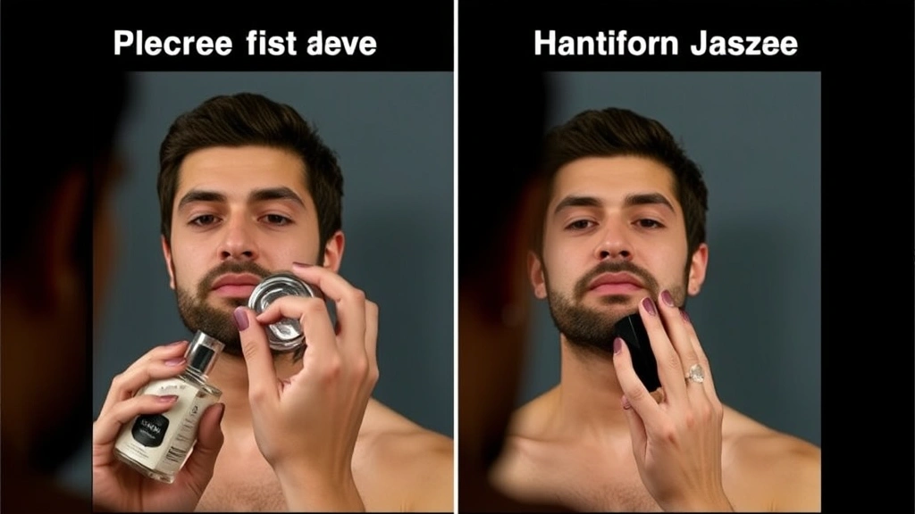 baccarat cologne - 
Split screen showing proper application technique versus common mistakes when a