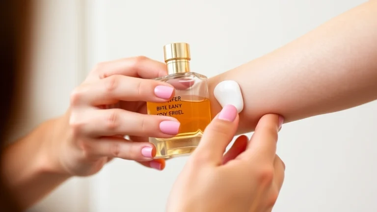 bath and body works fragrance - Close-up of hands applying Bath and Body Works fragrance to inner wrist with bod