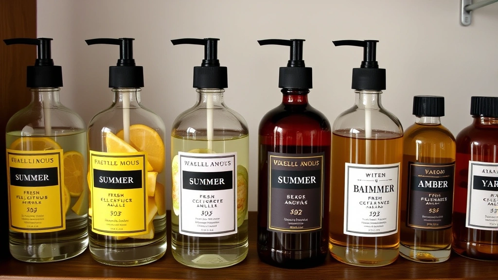 best fragrance scent - 
Seasonal fragrance collection display showing fresh citrus bottles for summer a