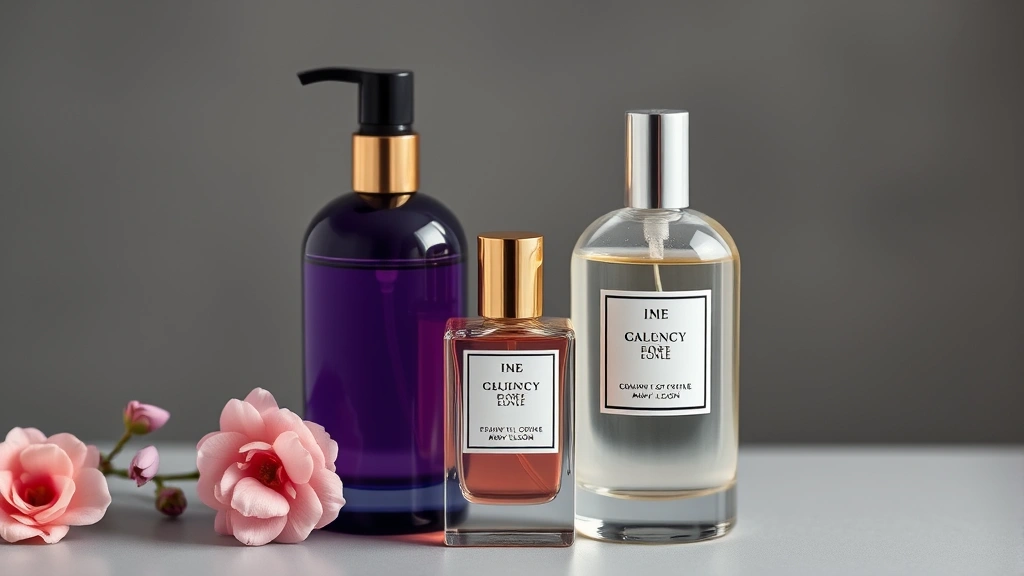 best fragrance scent - 
Fragrance layering demonstration with matching body lotion and perfume bottles 