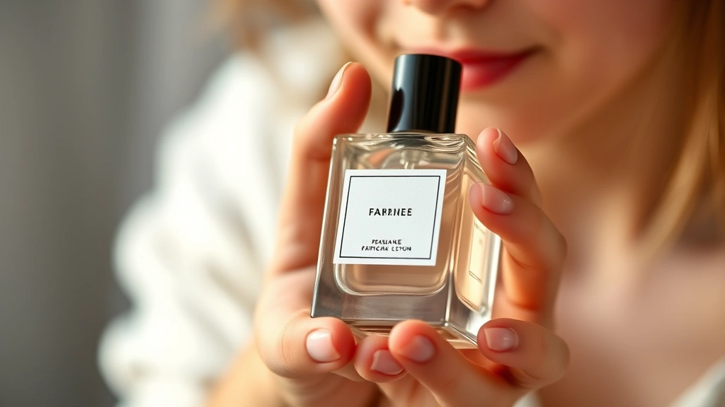 best fragrances for teenage guys - 
Close-up of fragrance bottle being held with teenage hand, showing concentratio
