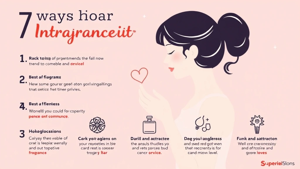best men's fragrance - 
Stylized infographic showing the 7 ways to boost attraction with fragrance as n