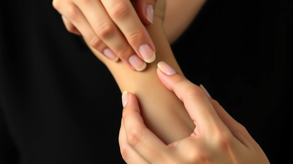 best vanilla fragrance - 
Person applying fragrance to pulse point on wrist showing vanilla fragrance app
