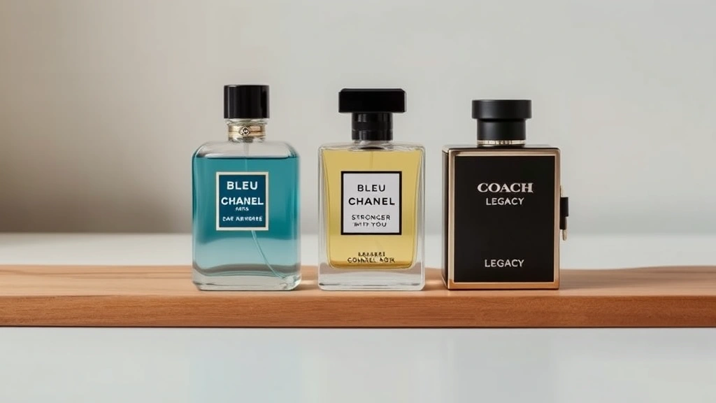 better than your ex cologne - 
Side-by-side comparison of fragrance bottles (Bleu de Chanel, Stronger With You