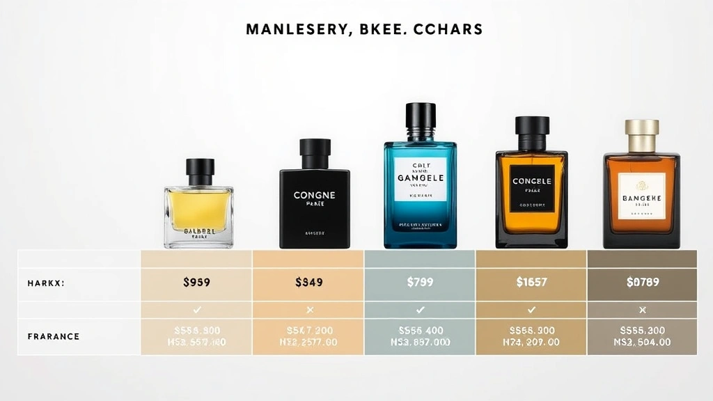 bke cologne - 
Comparison chart showing BKE cologne next to three similar fragrances with perf