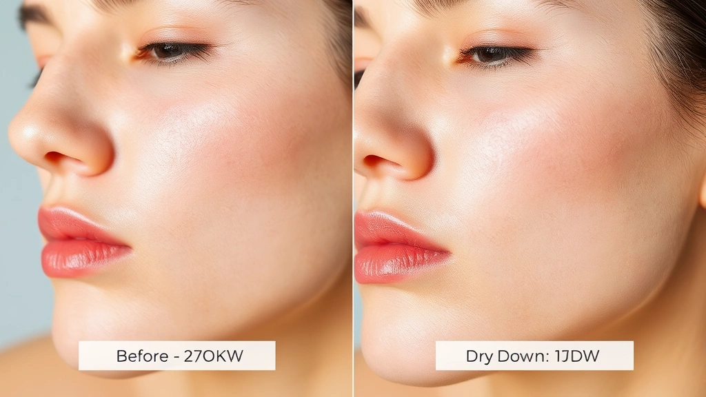 blue cologne -
Before and after timeline showing how blue cologne develops on skin from fresh