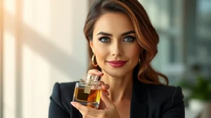 chantilly fragrance - Elegant woman wearing chantilly fragrance at professional business meeting, soft