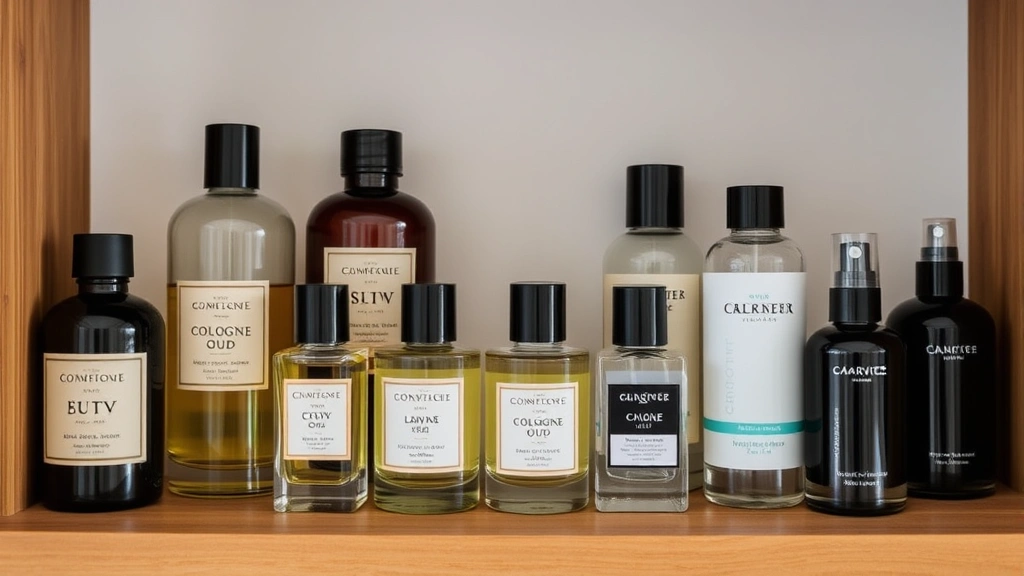 cologne oud - 
Organized fragrance collection featuring cologne oud bottles alongside compleme