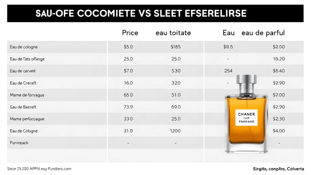 different types of cologne - 
Comparison infographic of price versus performance for eau de cologne, eau de t
