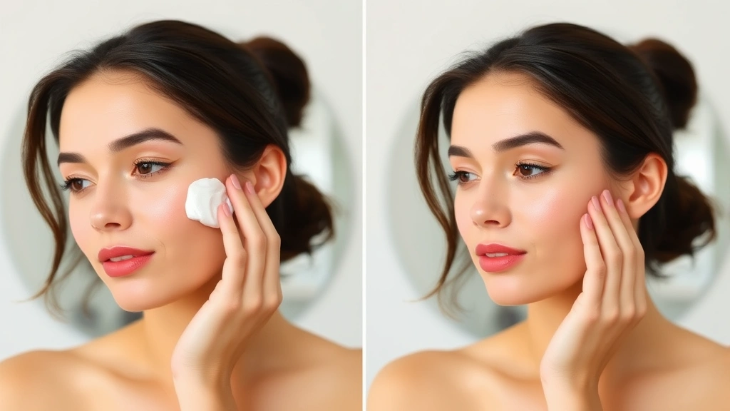 dior men's cologne - 
Split-screen comparison showing unscented moisturizer application on one side a