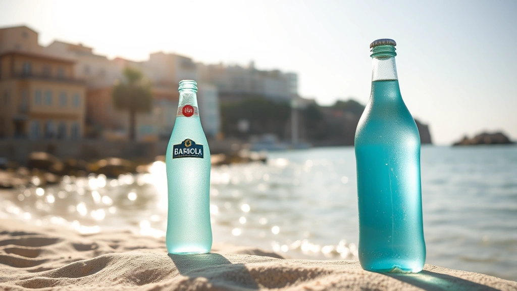 dolce and gabbana light blue fragrance -
Mediterranean coastal scene with bright sunlight hitting water, featuring the L