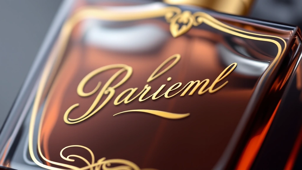 dolly parton fragrance - 
Close-up of fragrance bottle showing elegant design with gold accents and scrip