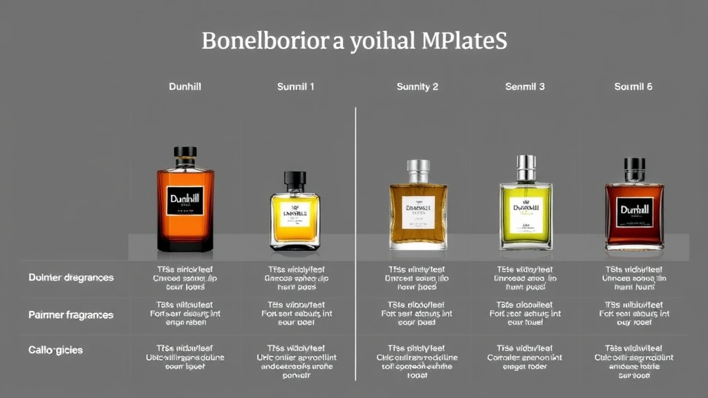 dunhill cologne - 
Comparison chart visual showing Dunhill alongside similar fragrances with brief