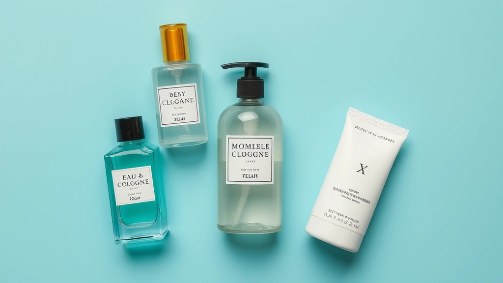 eau de cologne - 
Flat lay arrangement of eau de cologne bottles, body lotion, and moisturizer sh