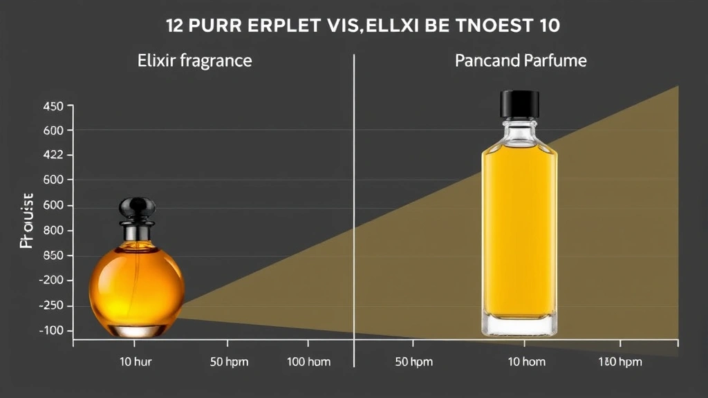 elixir fragrance - 
Comparison chart showing elixir fragrance vs standard perfume longevity and pro