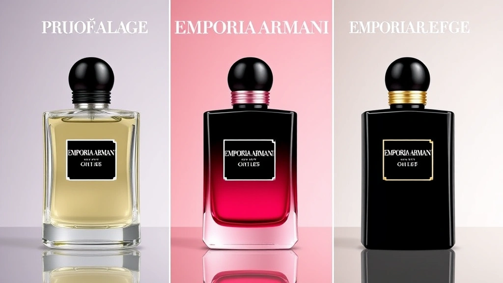 emporio armani women's fragrance -
Comparison grid of three different Emporio Armani women’s fragrances show