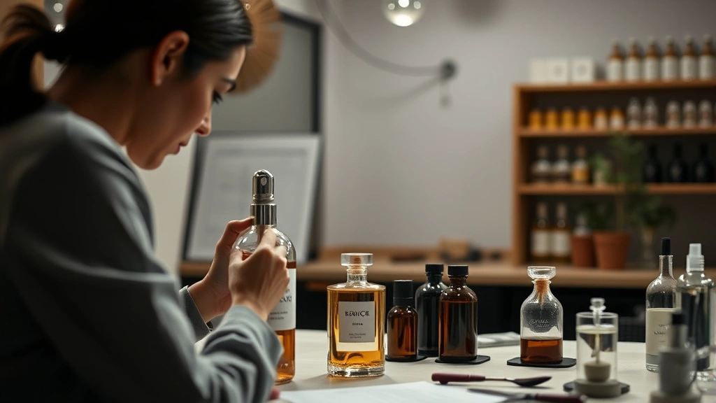 female fragrance brands - 
Behind-the-scenes content of a female fragrance brand development process showi