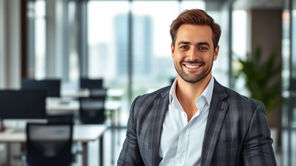 florida water cologne - 
Professional wearing florida water cologne in modern office environment with su