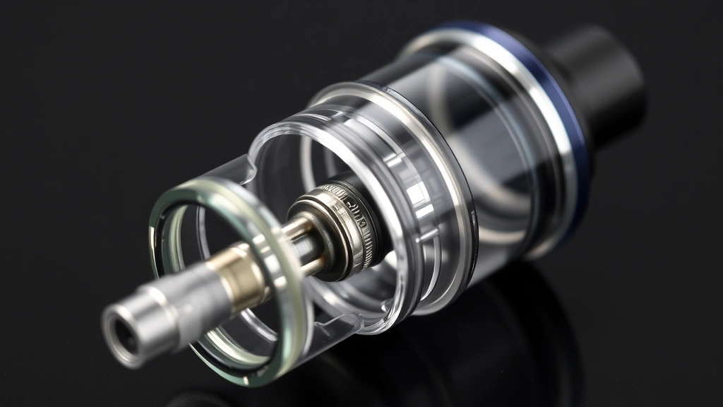 fragrance atomizer - 
Detailed view of an open refillable atomizer showing the internal mechanism and