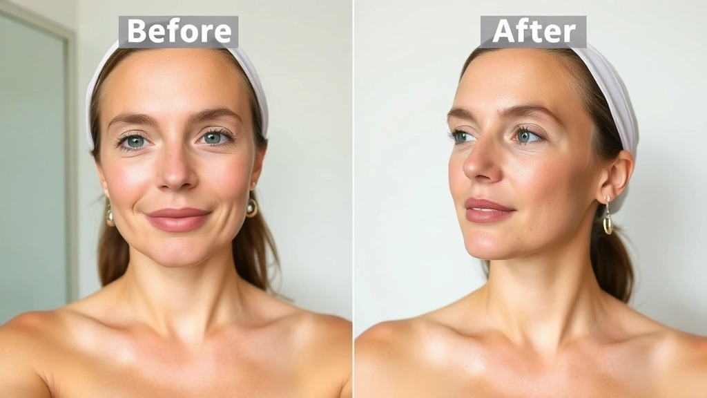 fragrance free body lotion - 
Before and after comparison showing healthy, hydrated skin after consistent fra