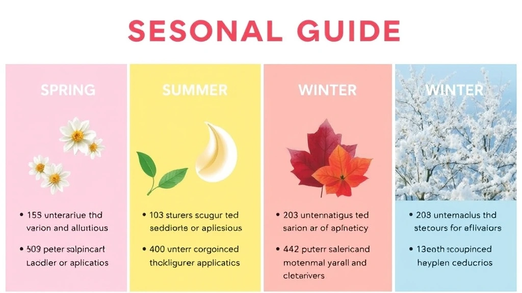 fragrance free moisturizer for sensitive skin -
Seasonal guide visual showing different moisturizer weights and applications fo