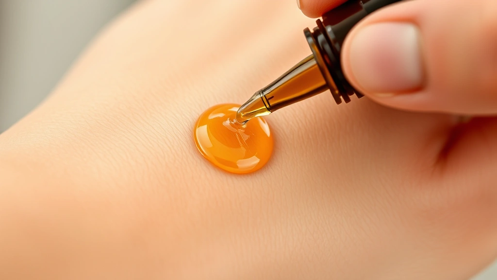 fragrance oils for perfume - 
Close-up of fragrance oil being applied to pulse points on wrist with visible o