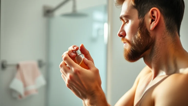 how many sprays of cologne - Man applying cologne to pulse points on neck and wrists with proper technique in