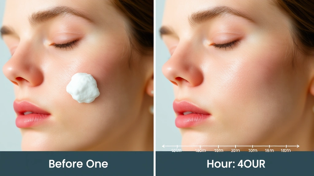 marshmallow fragrance - 
Before and after comparison showing marshmallow fragrance performance at hour o