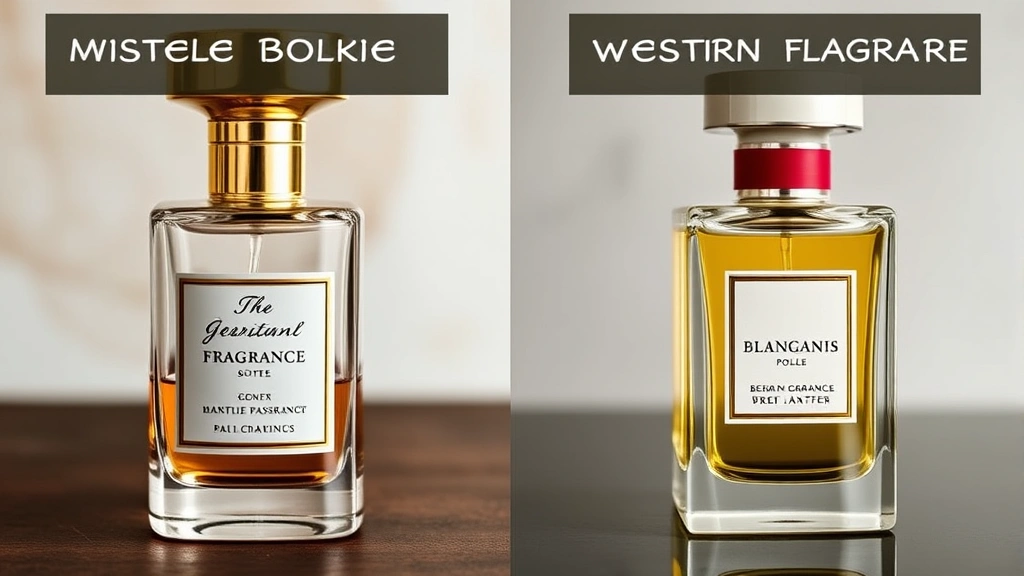 middle eastern fragrances - 
Side-by-side comparison of middle eastern fragrance bottle versus western luxur