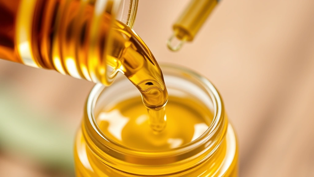 natural cologne for men - 
Close-up of essential oils being carefully measured and blended into a natural 