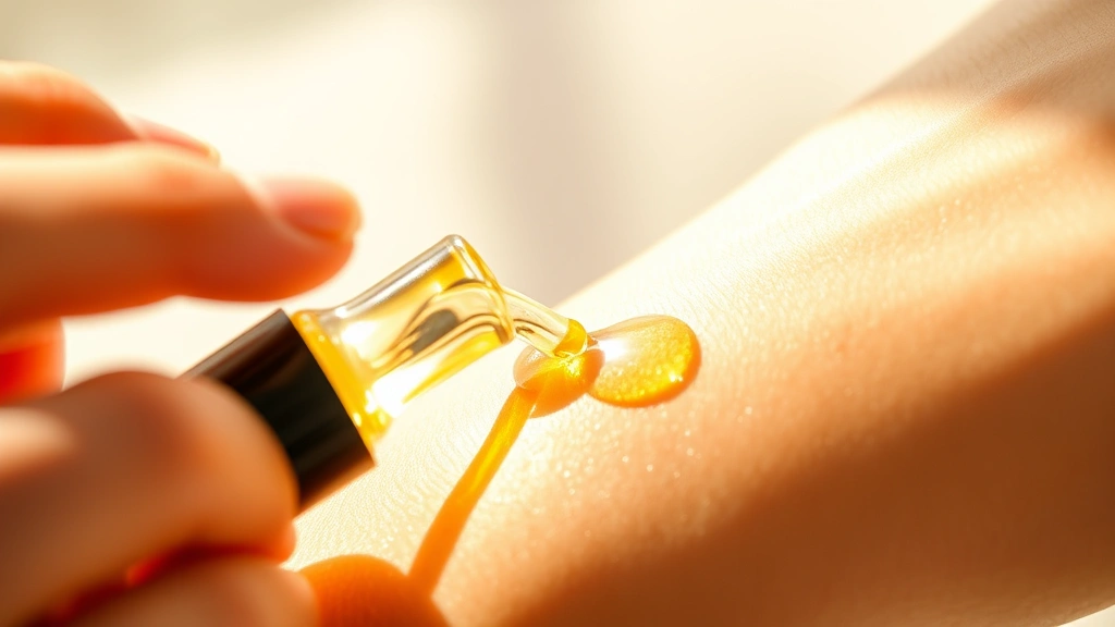natural fragrance oils -
Close-up of someone applying natural fragrance oil to wrist pulse point with wa