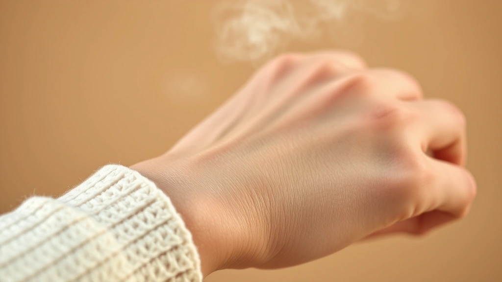 not a perfume fragrance - 
Close-up of person’s wrist with fragrance applied, showing delicate scent