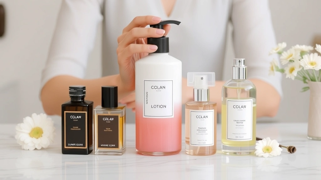 ocean fragrance - 
Layering technique demonstration with body lotion, fragrance, and complementary