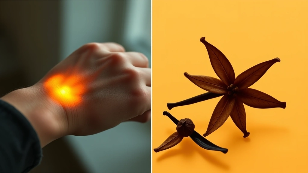 santal fragrance - 
Split-screen showing santal fragrance application on wrist with glow effect, co