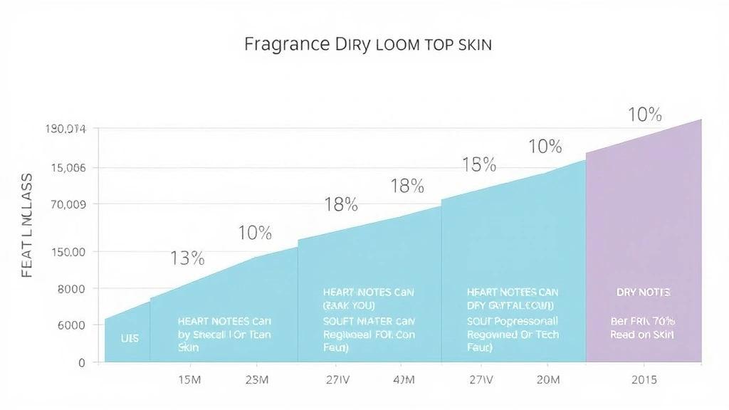 sweet men's cologne - 
Fragrance development chart showing top notes, heart notes, and dry down progre