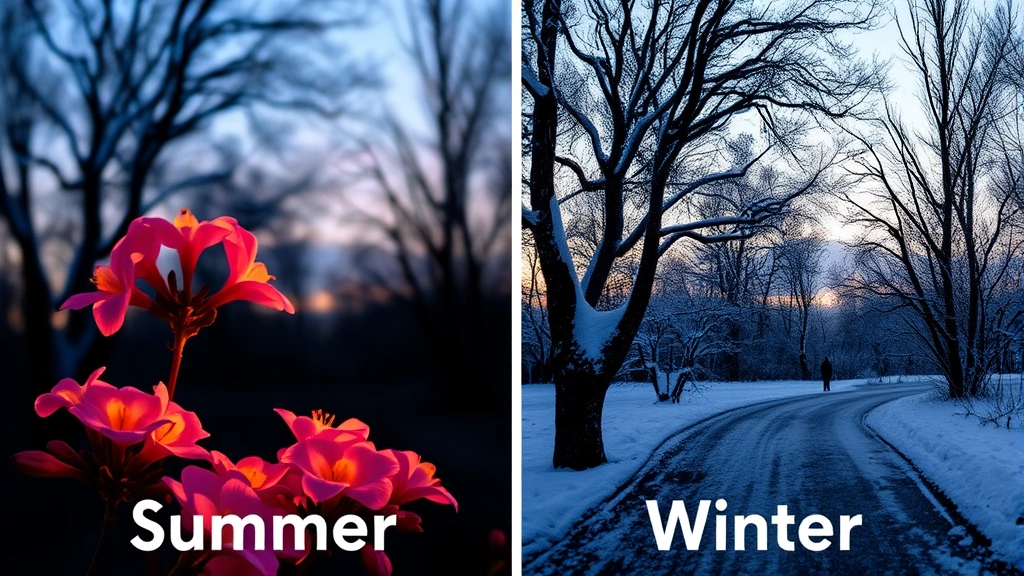 tuberose fragrance perfume - 
Seasonal visual showing tuberose fragrance performance in summer evening versus