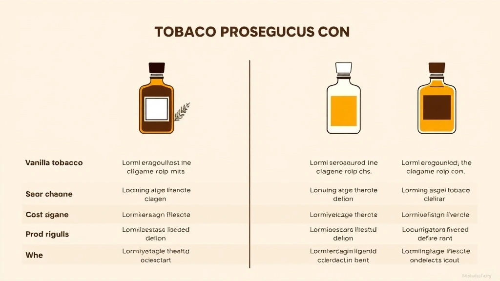 vanilla tobacco cologne -
Pros and cons visual comparison chart for vanilla tobacco cologne with icons an