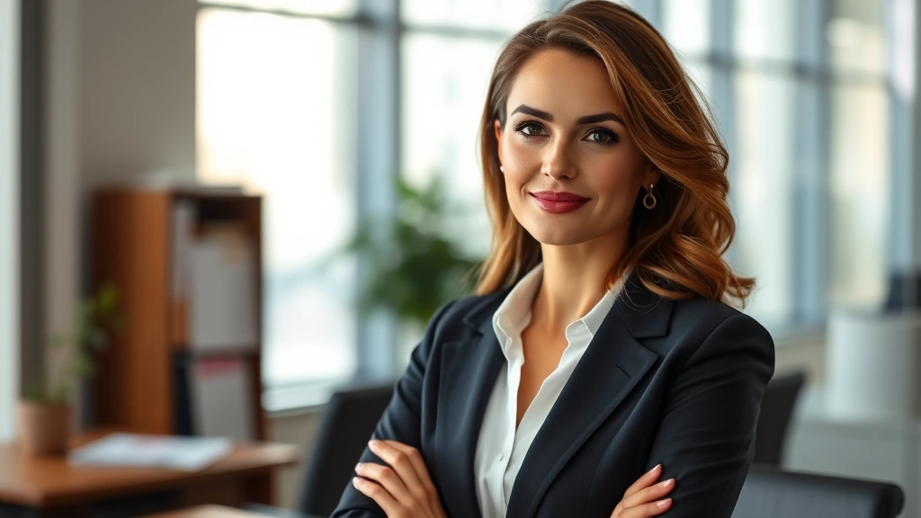 woody floral musk fragrance -
Woman wearing elegant woody floral musk fragrance in professional office settin