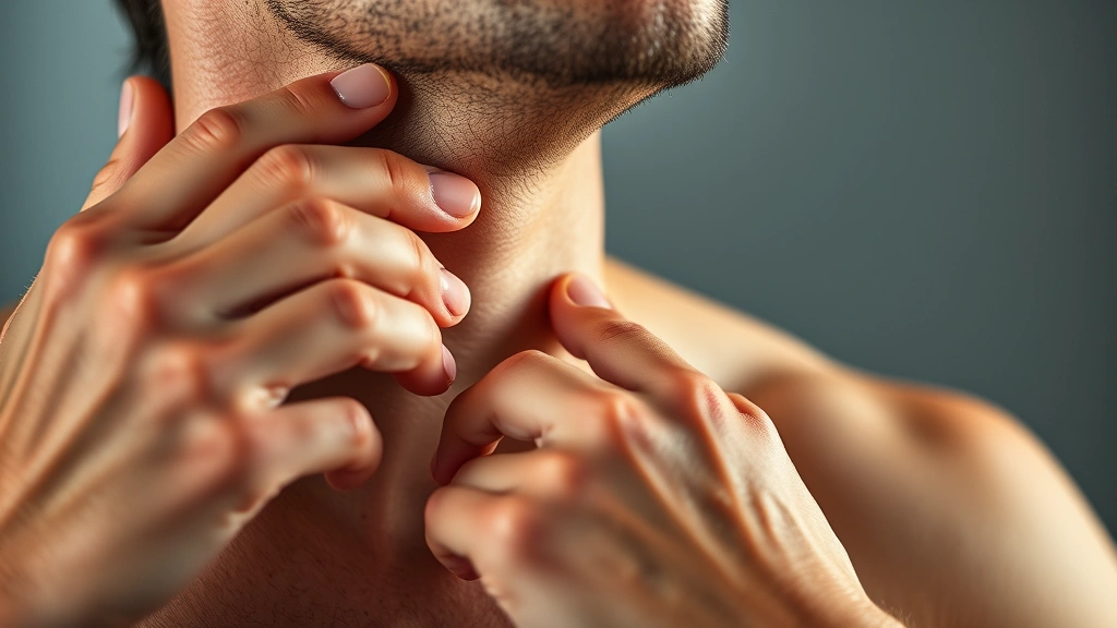 cologne curators - 
Close-up of someone applying cologne to pulse points on neck and wrist, showing