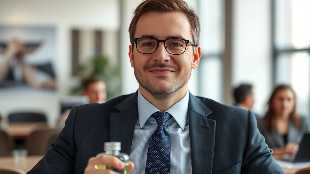 cologne scents - 
Professional man in business meeting exuding quiet confidence with subtle fragr