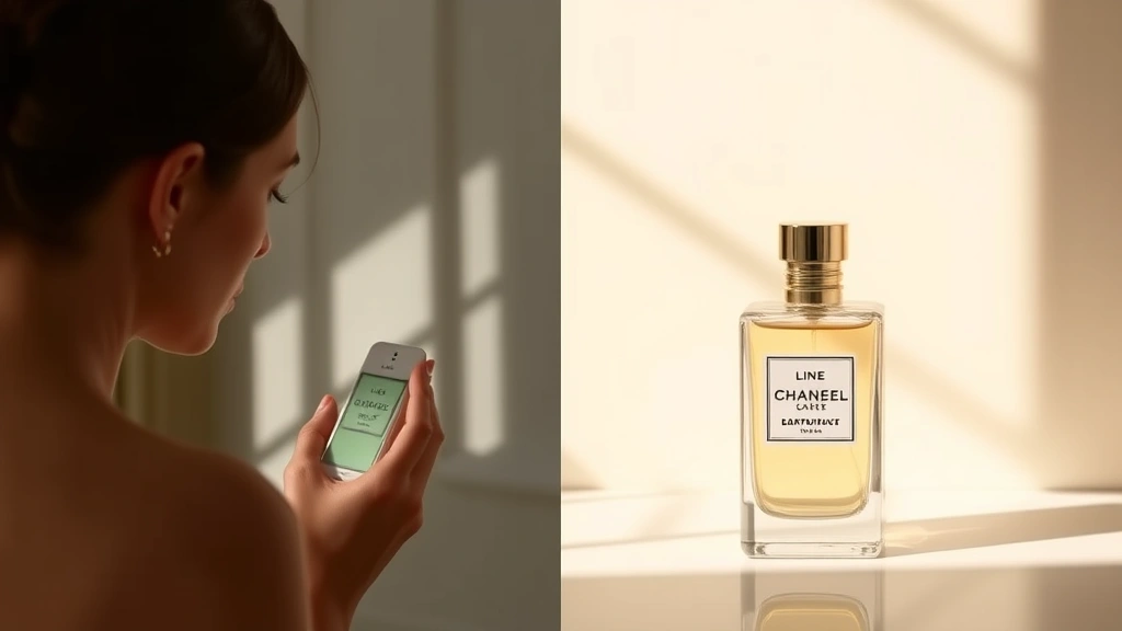 creme of clouds fragrance world - 
Split-screen showing subtle daytime application versus bold evening application