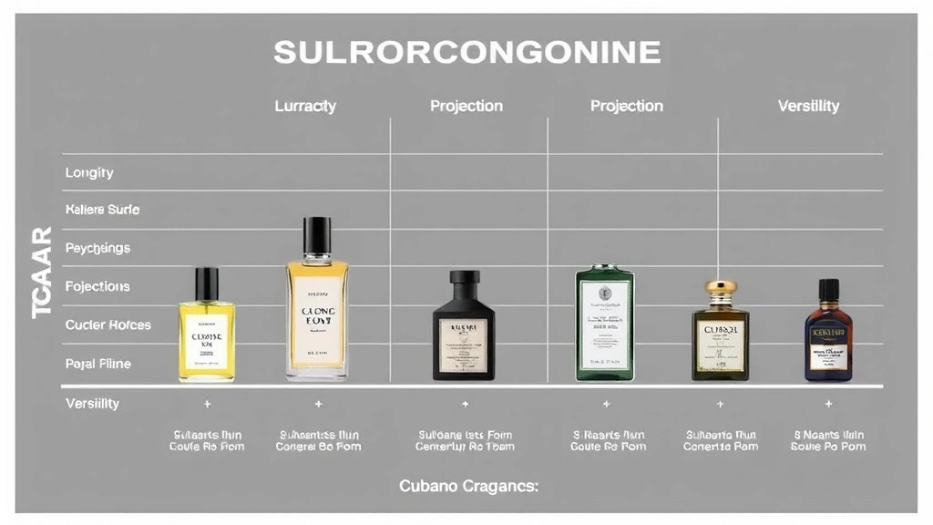 cubano cologne - 
Comparison chart showing cubano cologne performance against similar fragrances 